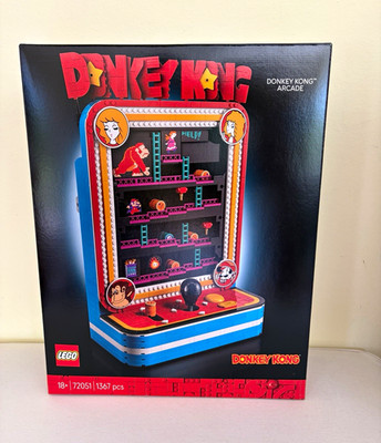 LEGO Super Mario Donkey Kong Arcade-Automat Set 72051, 1367 Teile, 18+