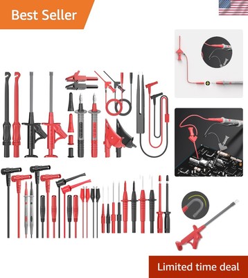 33PCS Silicone Multimeter  Leads Kit - Versatile & Durable Testing Solution