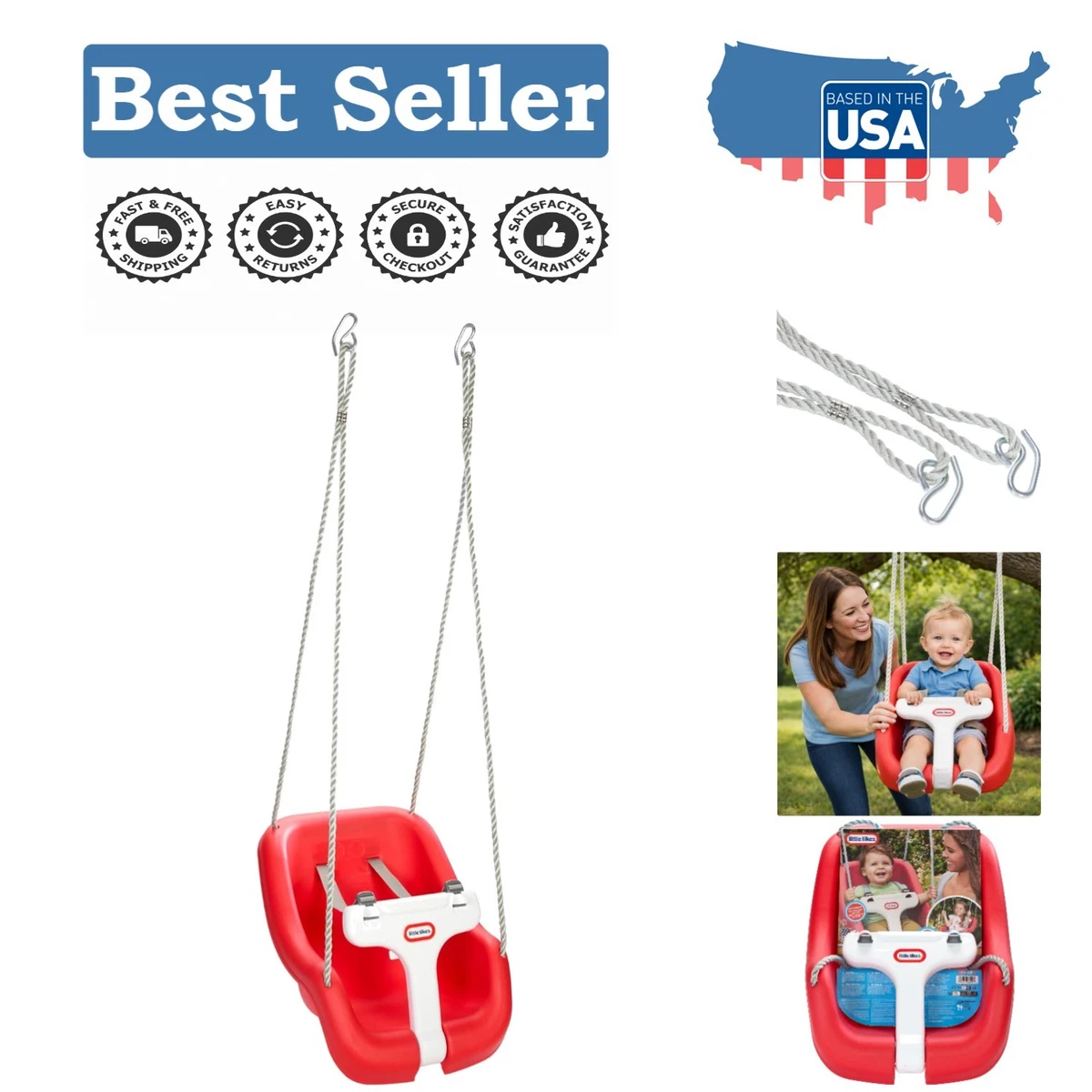 Red Baby Swings for sale | eBay