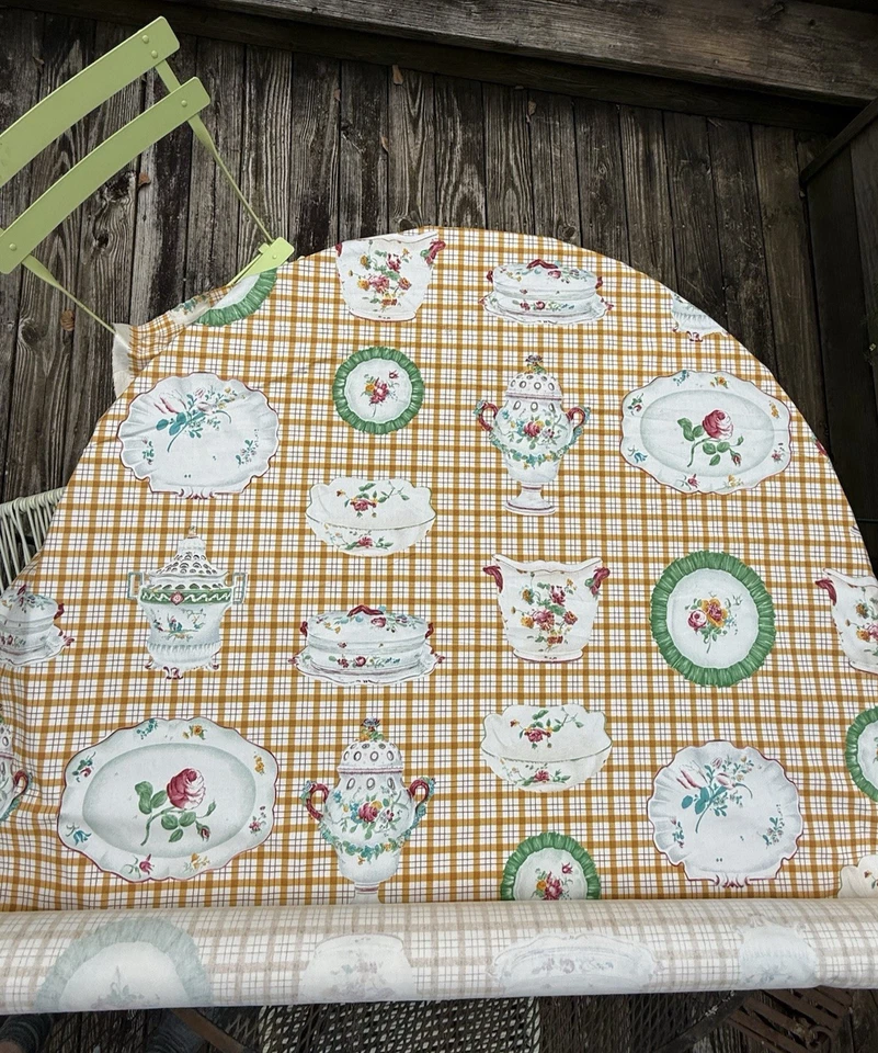 14,75 yardas ~ De colección Gaston Y Daniela Tela Estampada a Mano "Loza de Meillonais" ~ 64" con Foto 2 de 4