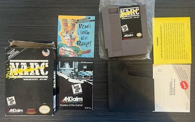 NARC (Nintendo NES) CIB W/ Poster, Tested & Working