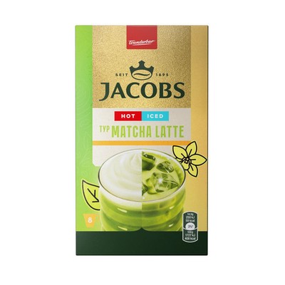 JACOBS MATCHA LATTE Instant Coffee Drink Sticks 116g