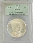 1923 Peace Silver Dollar MS63 PCGS