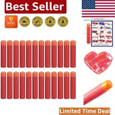 Safe Foam Dart Refill Pack - 60 Darts Compatible with N-Strike Mega Series