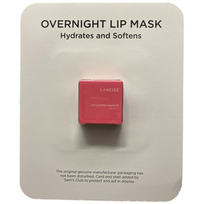 Laneige Lip Sleeping Mask EX with Coconut Oil & Shea Butter, Berry, 0.7 oz