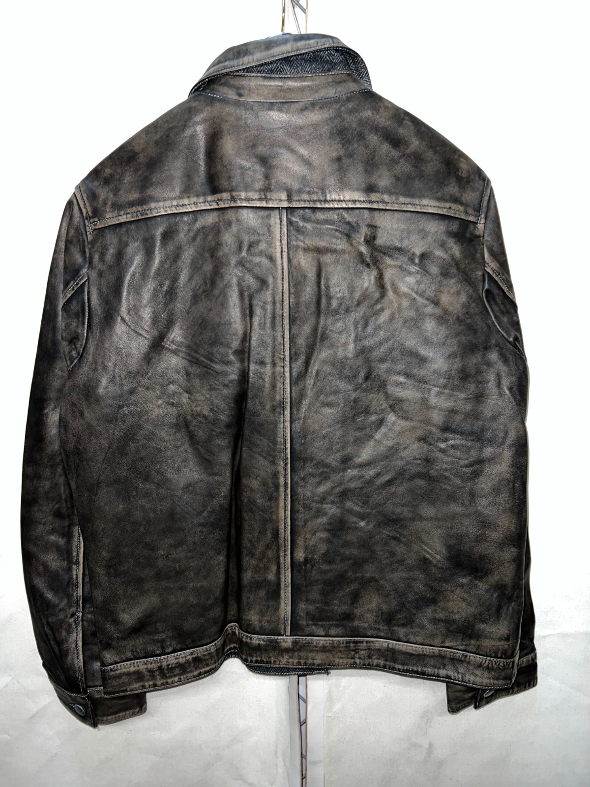 Patrick James Leather Jacket, Size Medium - image 11