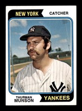1974 Topps #340 Thurman Munson   EXMT+ X3297492