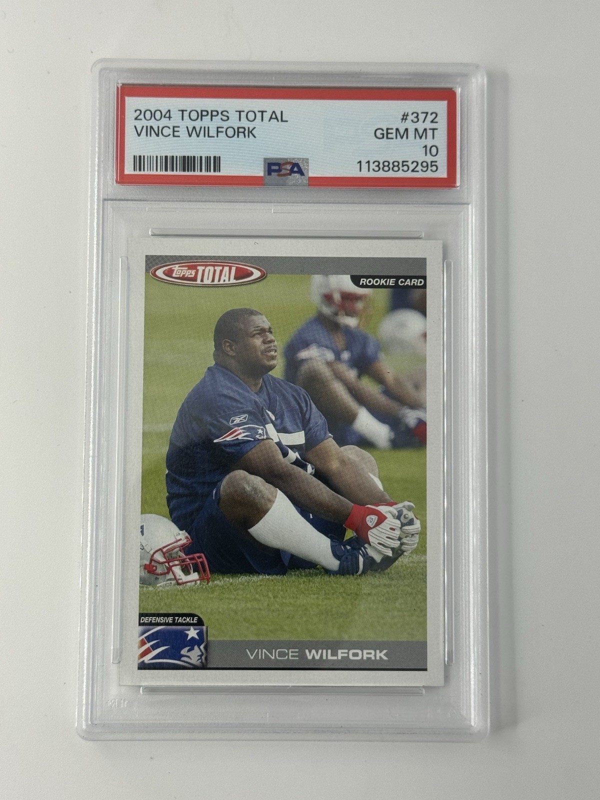 Vince Wilfork Topps Total #372 Base
