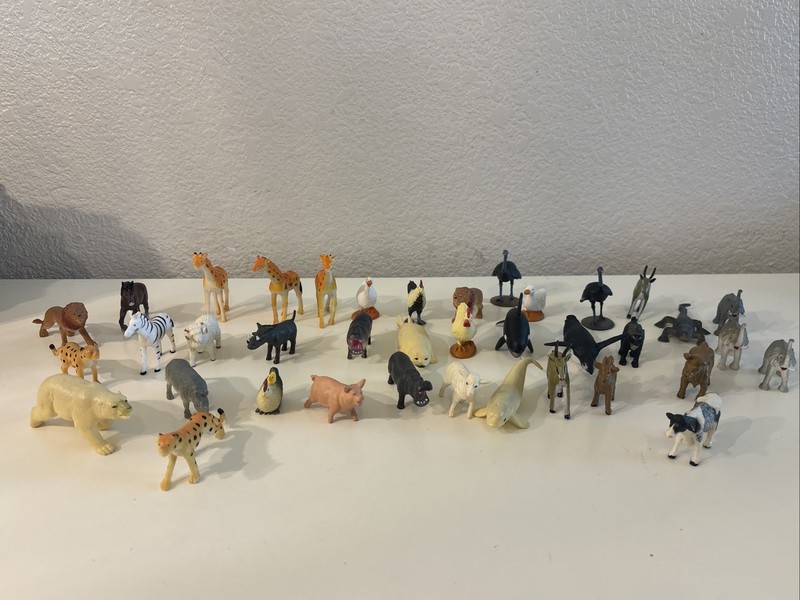 Mixed Lot of Animal Toy Figures Sea Farm