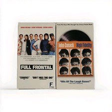 High Fidelity & Full Frontal VHS Bundle Lot John Cusak David Duchovny