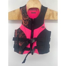 DBX Life Vest Women XS Pink Black USCG Approved Type III PFD Water Sports 320