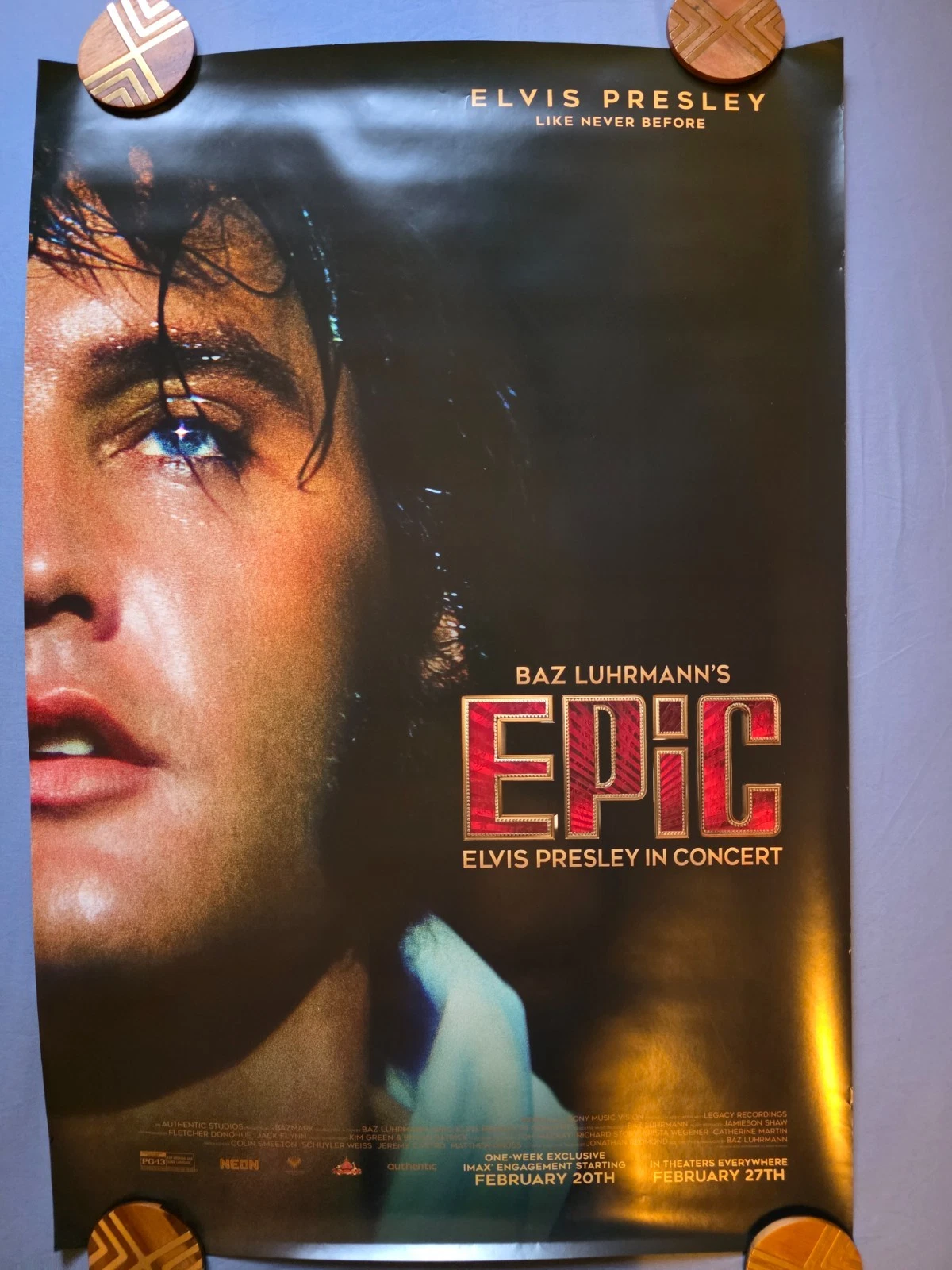 EPiC: Elvis Presley in Concert 2026 Original Movie Poster