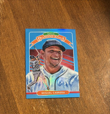 Miguel Cabrera 2020 Panini Optic Diamond Kings Carolina Blue Tigers Marlins /50