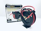 Unused Central Pneumatic 69234 Retractable Hose Reel W/ 3/8" X 25-Ft Air Hose