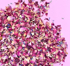 Biodegradable Wedding Confetti | Natural Red Rose Petals | Dried Flowers | 1L
