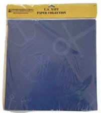 United States Navy scrapbook paper 12x12 Pack of 20 pieces all different NIP