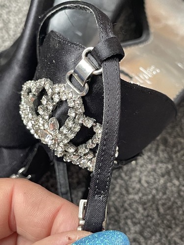 PRINCIPLES WOMENS VINTAGE BLACK EMBELLISHED STILETTO HEEL SANDALS-SIZE 7/41 - Bild 20 von 20
