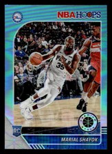 Marial Shayok 2019-20 Hoops Premium Stock Prizms Teal #252 RC