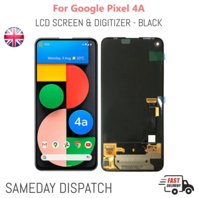 Für Google Pixel 4a Ersatz LCD Bildschirm Display Touch Digitizer Baugruppe Schwarz