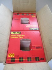 3M SCOTCH PREMIUM GRADE FILAMENT TAPE P/N 06893, 12 ROLLS TO LOT