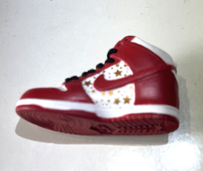 Nike Dunk High Pro SB Supreme Red Stars Miniature Figure Right
