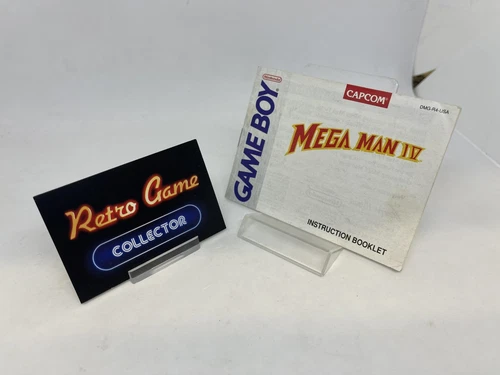 GB Nintendo Gameboy Manual Mega Man IV NTSC