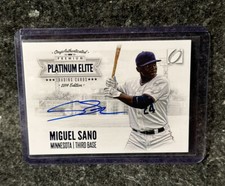 2014 Onyx Premium Platinum Elite Blue Autograph Miguel Sano /200 Twins Auto