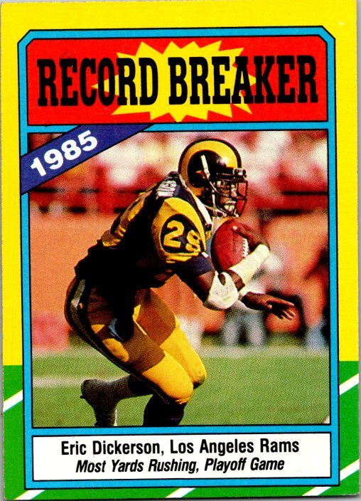 1986 Topps #2 Eric Dickerson NearMint