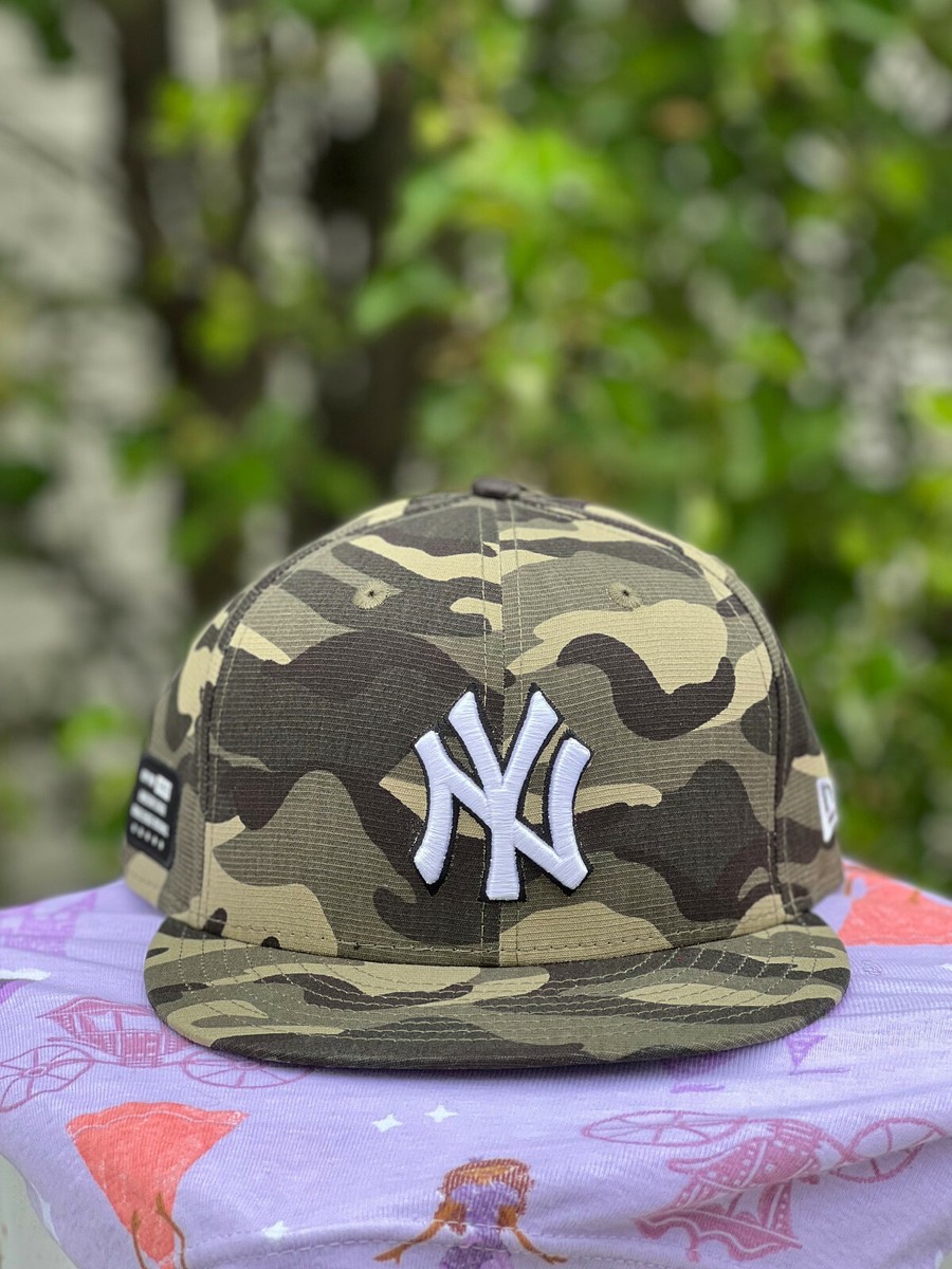 Men's New Era Camo New York Yankees 2021 Armed Forces Day On-Field