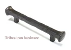 Cabinet Drawer Pull Handle Kitchen Cupboard Door Forged Rustic Wrought Iron 96mm