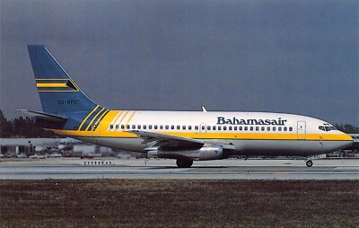 Airline Postcards      BAHAMAS Airlines Boeing 737-2L9 C6-BFC  c/n 21278