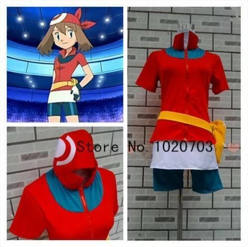 Pocket Monsters Series Ruby and Sapphire May Haruka Anime Cosplay