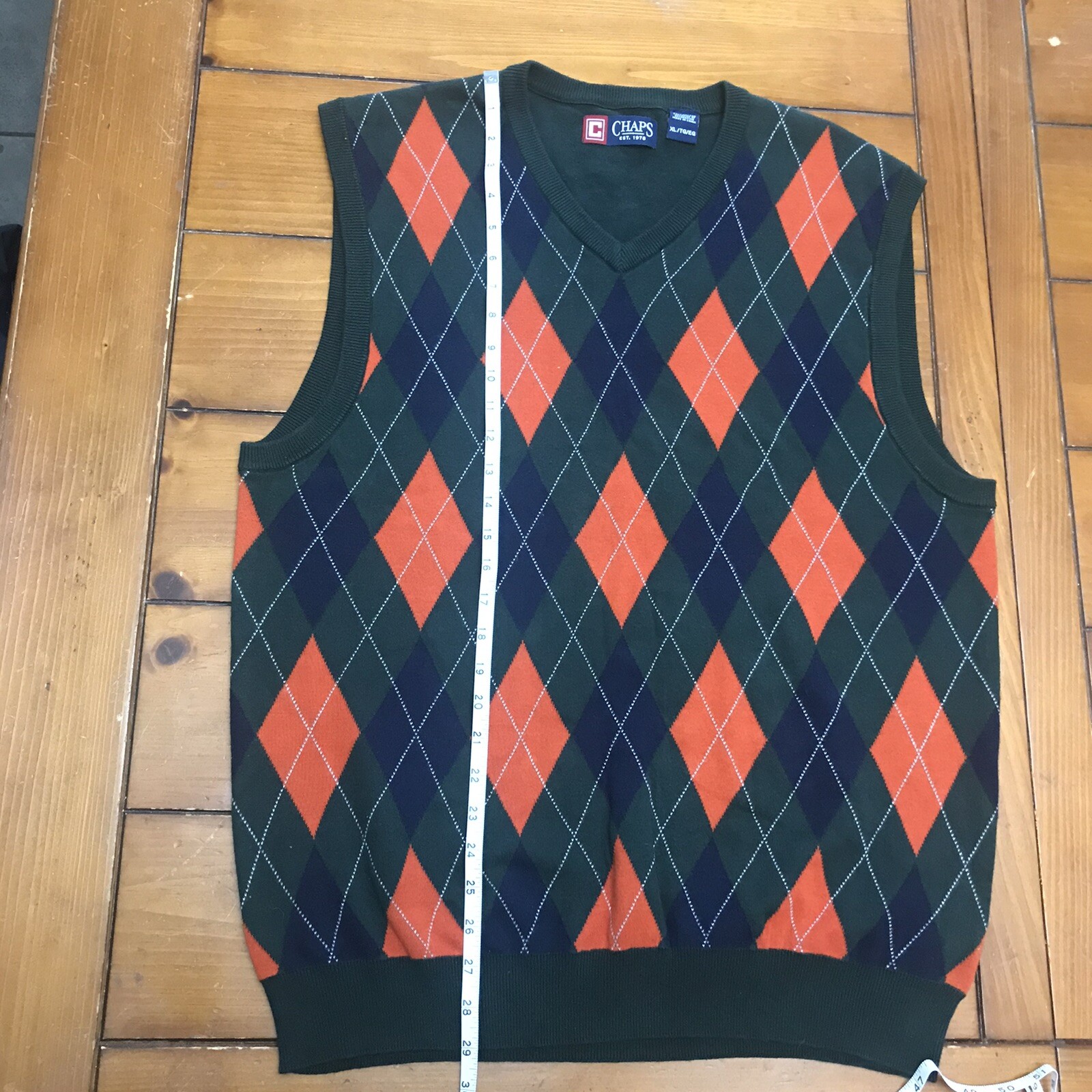 Chaps Men Size XL Sweater Vest 100 