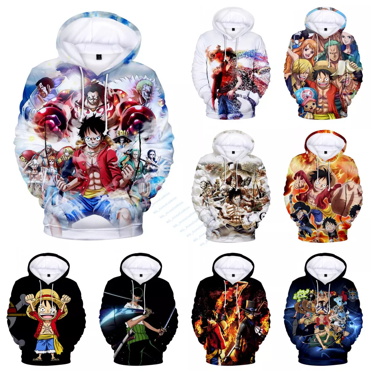 One Piece Hoodie: Luffy Gear 4