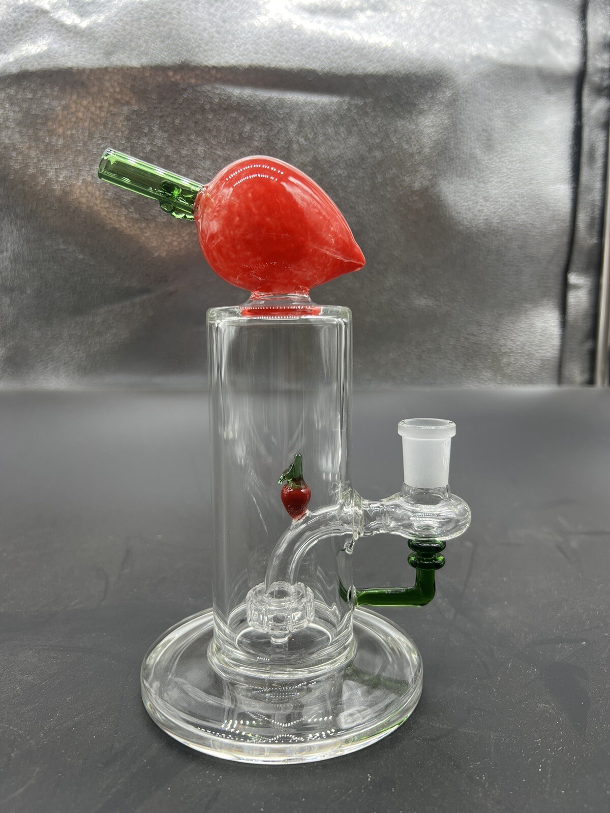 6" Glass Hookah Smoking Pipes Heavy Bong Water Pipe  W/ Bowl