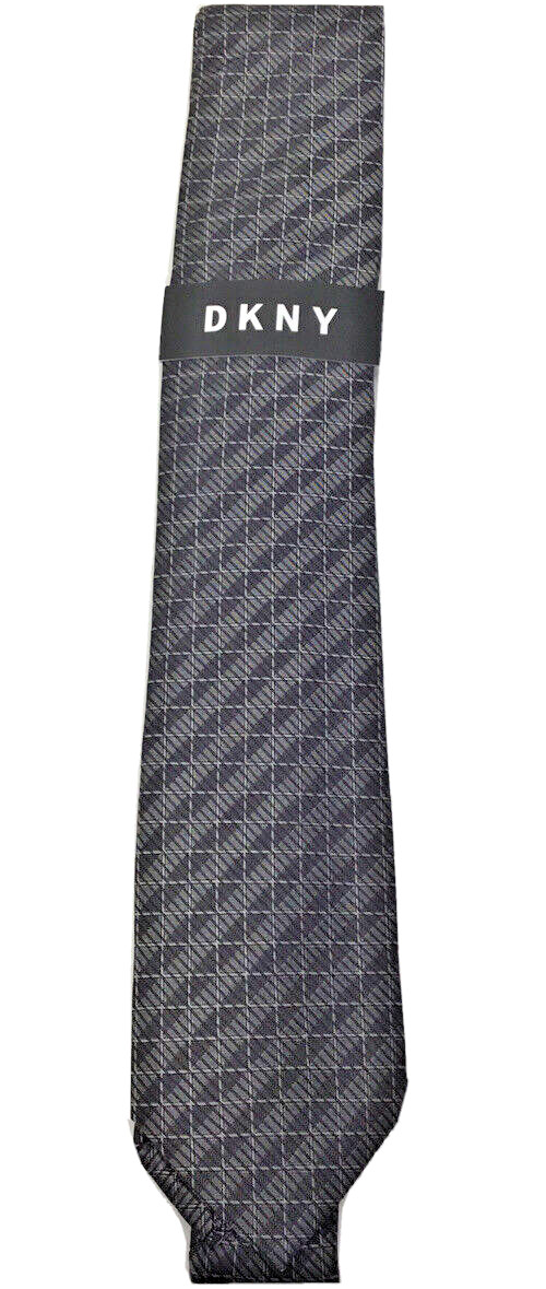 DKNY Mens Tie Black One Size 3490₽