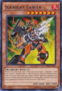 Igknight Lancer - CORE-EN032 - Rare - Unlimited Edition x3 - Near Mint
