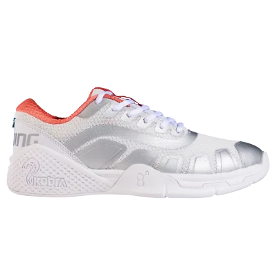 Salming Kobra Recoil Damen Tennisschuhe - Weiß/Living Coral