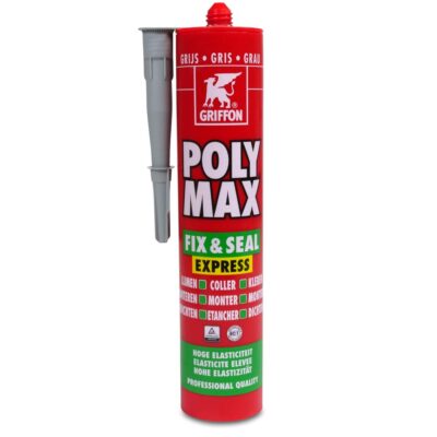 Griffon Poly Max Fix & Seal Express grau, Montageklebstoff + Dichtmasse