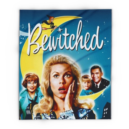 Bewitched TV Show Arctic Fleece Blanket 50" × 60", TV Fan Cozy Throw - Picture 2 of 7