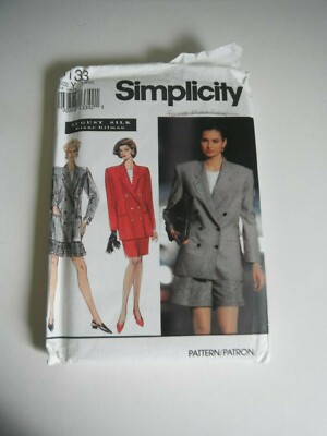 Simplicity 8133 August Seide/Diane Gilman Muster, Misses/Miss Petite Shorts, Ski