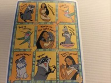 vintage disney Pocahontas sticker sheet