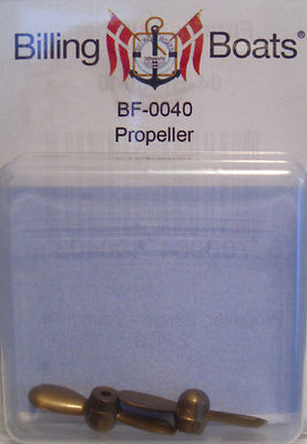 Billing Boats Accessory BF-0040 - 2 x 2mm Hole x 28mm 2 Blade Propeller Plastic