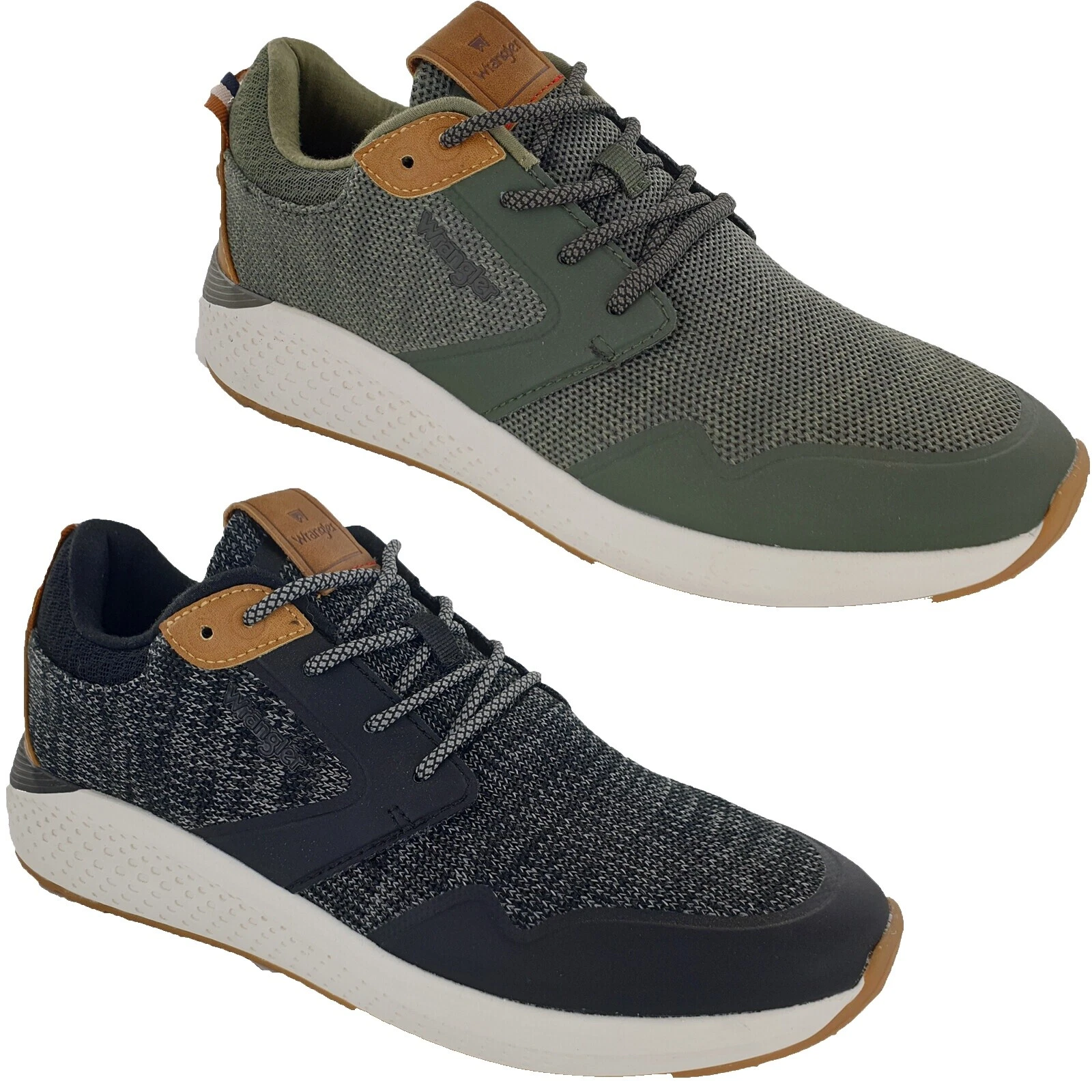 Zapatos informales para hombre Wrangler de cuero superior