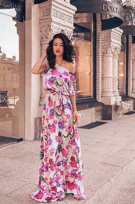 Yana Lukacher Summer Floral Maxi Dress | eBay