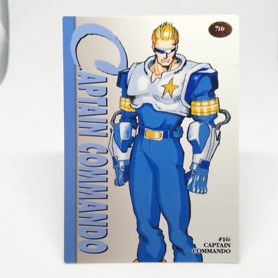 16 Captain Commando Marvel vs. Capcom Card Dass Masters ALL CAPCOM WORLD 98 1ST