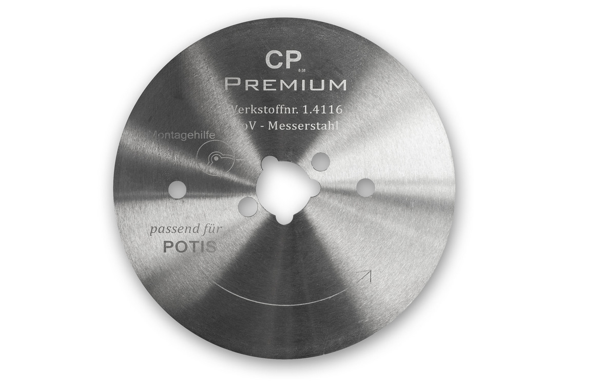 Gastronics Kreismesser für Potis 80mm GLATT Dönermesser Döner Messer