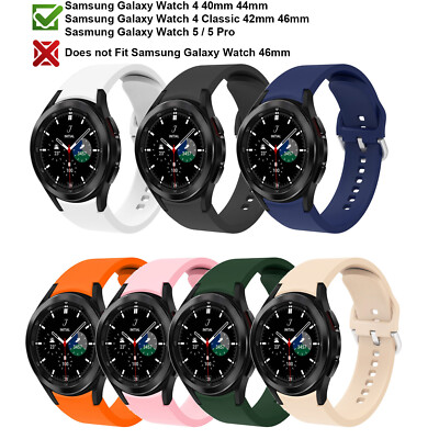 Sport Silicone Watch Band Strap For Samsung Galaxy Watch 4 5 Pro 40mm 44mm 45mm
