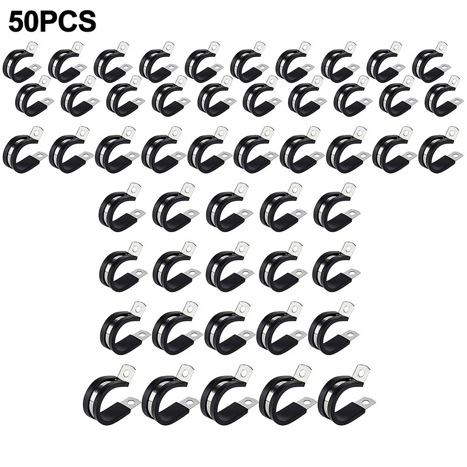 Rubber P Clips Antirust Cable Installation Construction Tools Hardware