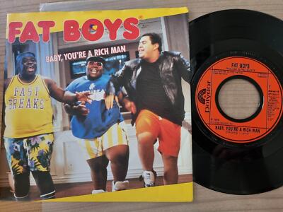 Fat Boys - Baby, you're a rich man 7'' Vinyl Germany/ CV The Beatles
